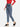 High Waisted Baggy Fit Women Jeans With Cloud Wash And Above Ankle Strip Bow Detailing - KULTPRIT